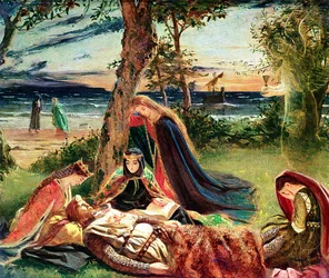 Der Tod von Arthur, um 1861